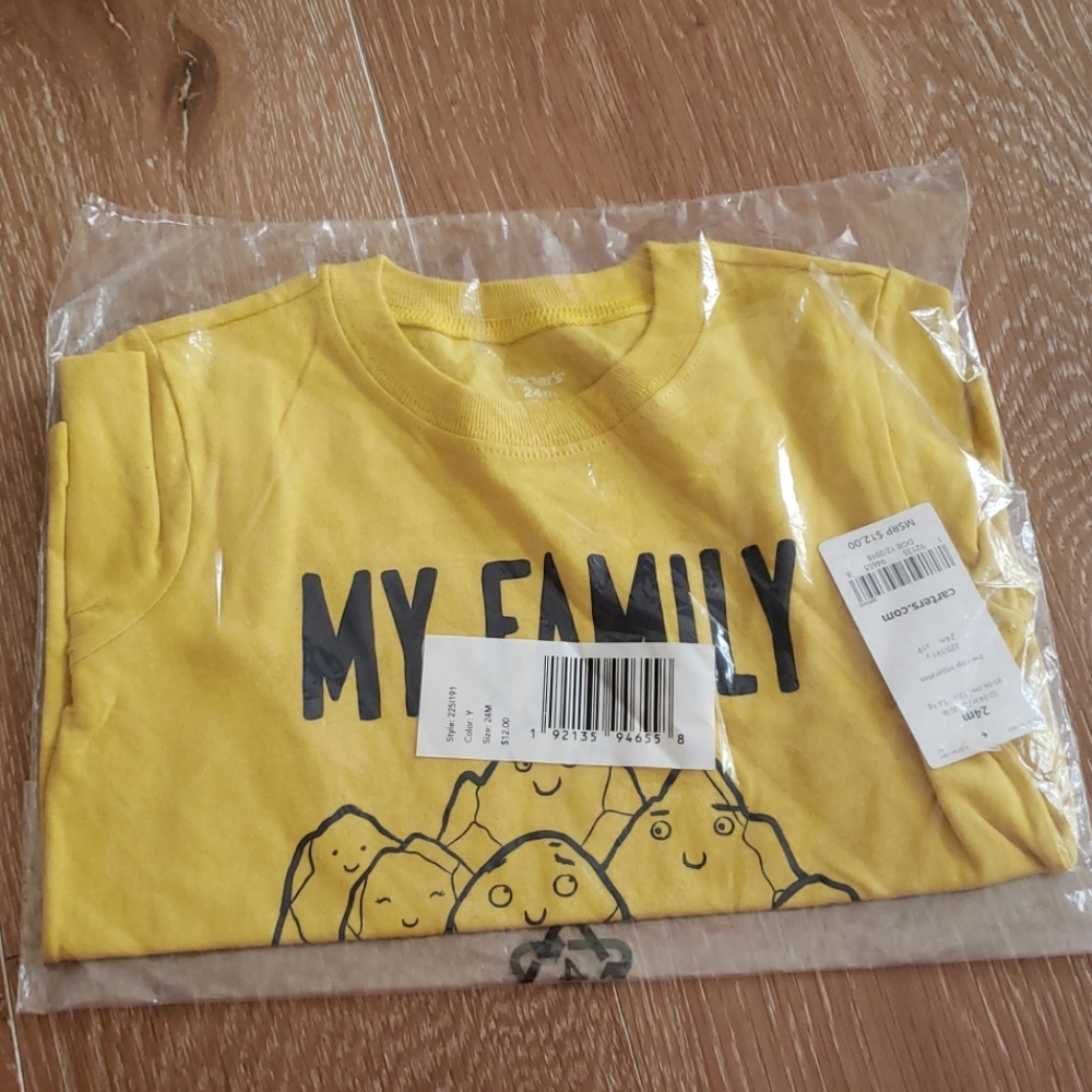 My family rocks tshirt 24months short sleeve